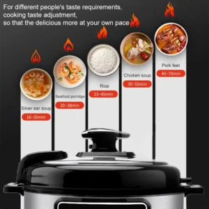 Autocuiseur Électrique 9-en-1, Cuisson Rapide – Image 4