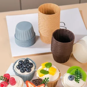 Mini Moules en Papier pour Cupcakes – Lot de 50