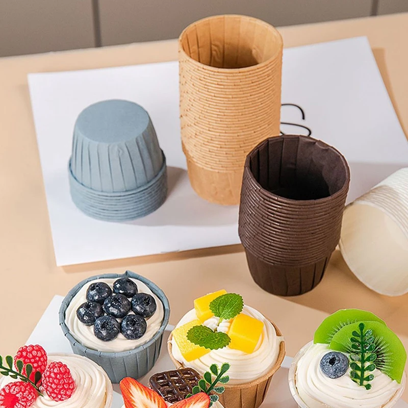 Mini Moules en Papier pour Cupcakes – Lot de 50