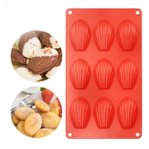 Moule à Madeleines en Silicone Non-Collant