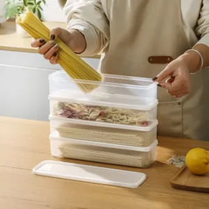 Boîte Rectangulaire Transparente pour Réfrigérateur