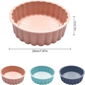 Moule à Gâteau Rond en Silicone – Image 3
