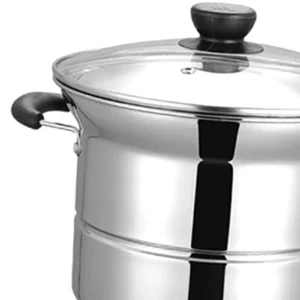 Casserole en Inox avec Poignée et Couvercle