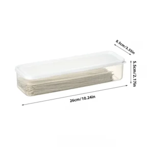 Boîte Rectangulaire Transparente pour Réfrigérateur – Image 4