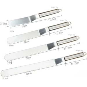 Spatule à Glaçage en Acier Inoxydable – Image 6