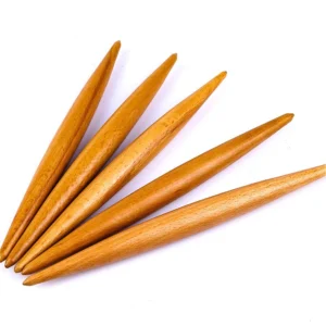 Rouleau à Pâte en Bois Double Pointe – Image 5