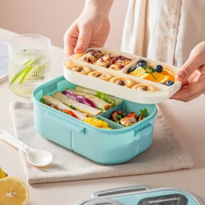 Lunch Box Bento Portable avec Compartiments – Image 4