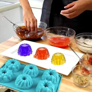 Moule à Donuts Fantaisie en Silicone - 6 Cavités – Image 6