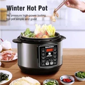 Autocuiseur Électrique 9-en-1, Cuisson Rapide