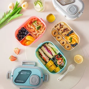 Lunch Box Bento Portable avec Compartiments – Image 2