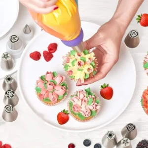 Douilles de Glaçage Gâteaux et Cupcakes Tulipe Russe