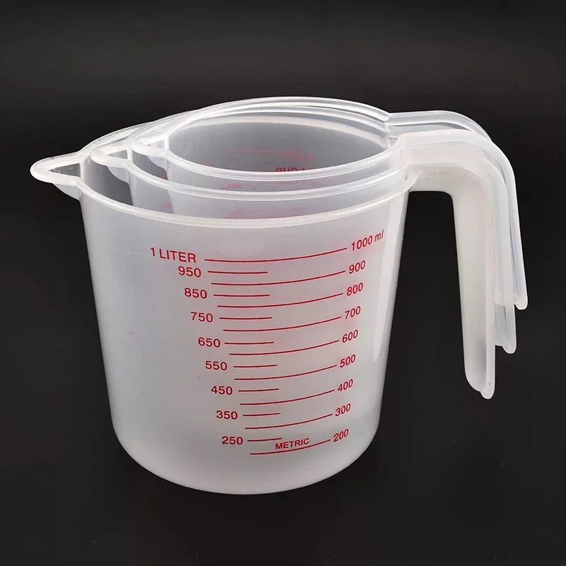 Ensemble de 3 Gobelets de Mesure en Plastique
